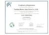 Porcelana TAIZHOU BENWO AUTO PARTS CO.,LTD certificaciones
